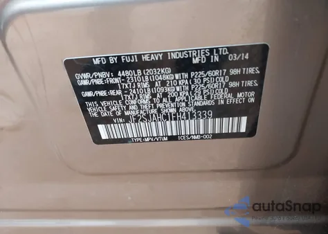 2015 Subaru Forester 2.5I Limited z USA, uszkodzony, nr VIN JF2SJAHC1FH413339